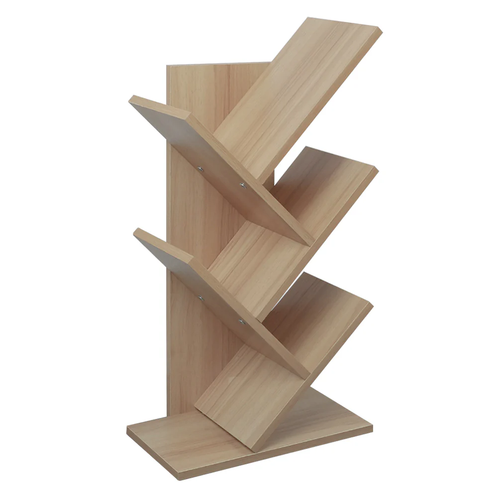 Livingandhome Rustic Standing Tree Bookshelf - Image 6