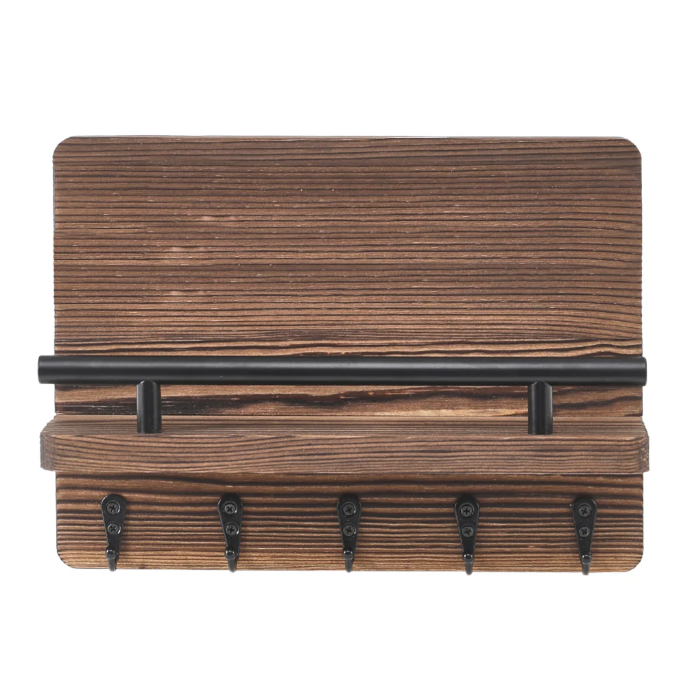 Livingandhome Rustic Wall-mounted Key Organizer - Image 4