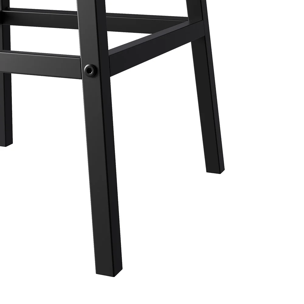 Livingandhome Set of 2 Bar Stools with Footrest - Image 6
