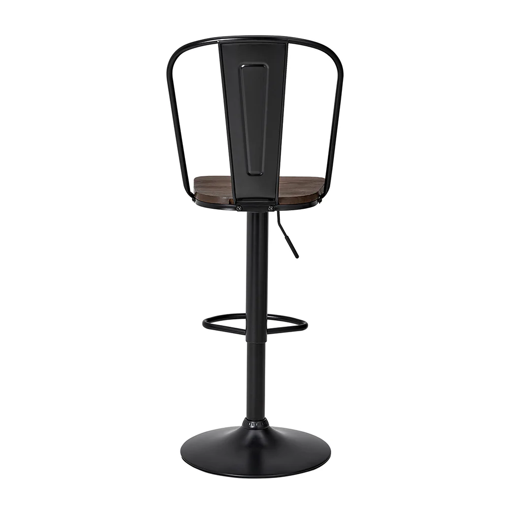 Livingandhome Set of 2 Rotating Kitchen Counter Stools - Image 5