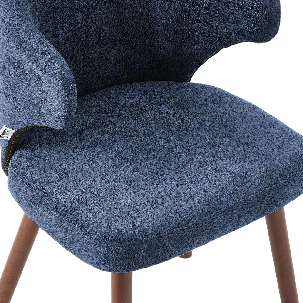 Livingandhome Set of 2 Upholstered Dining Chairs - Image 3