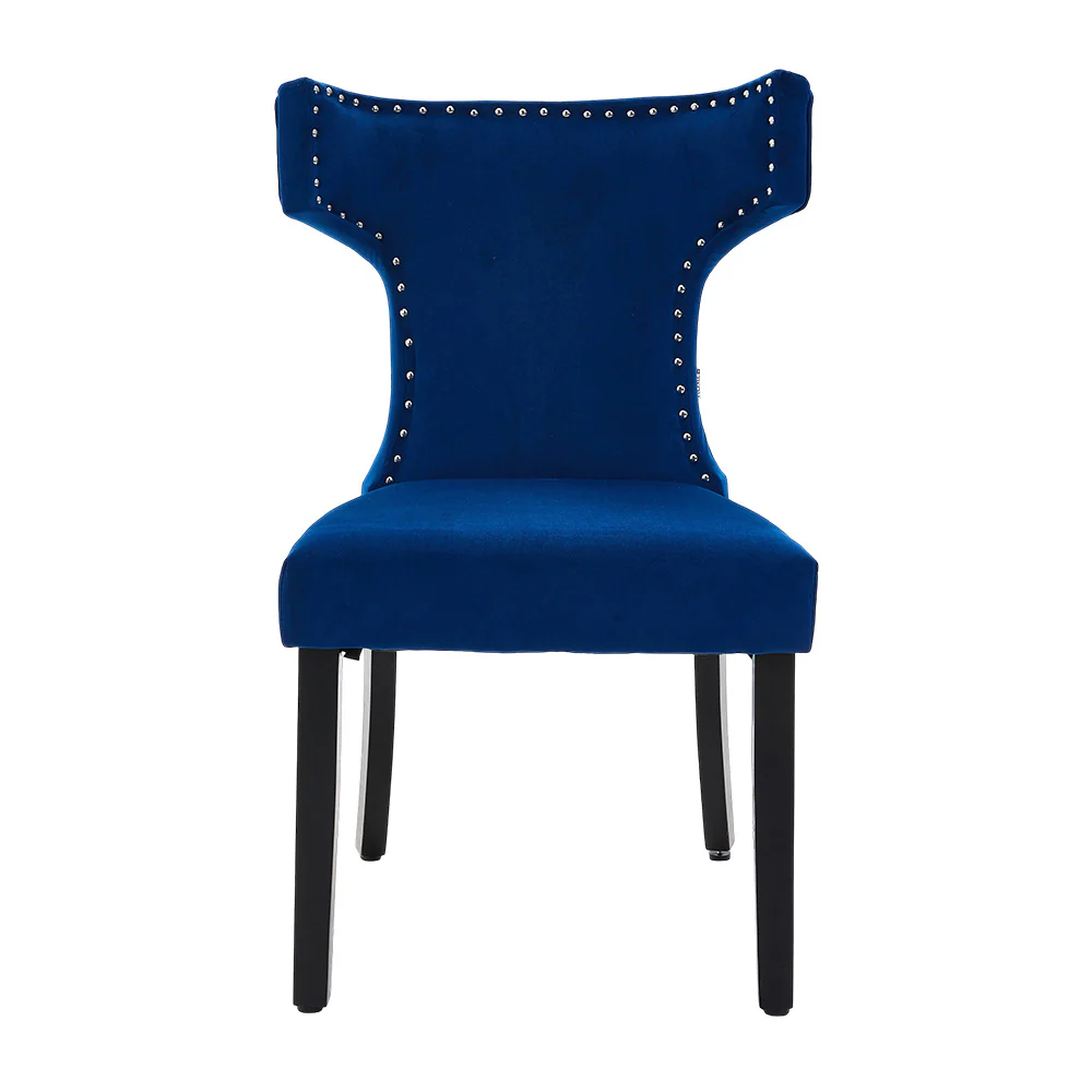 Livingandhome Set of 2 Upholstered Dining Chairs - Image 5