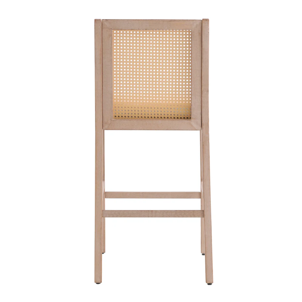 Livingandhome Set of 2 Wooden Frame Bar Stools - Image 6