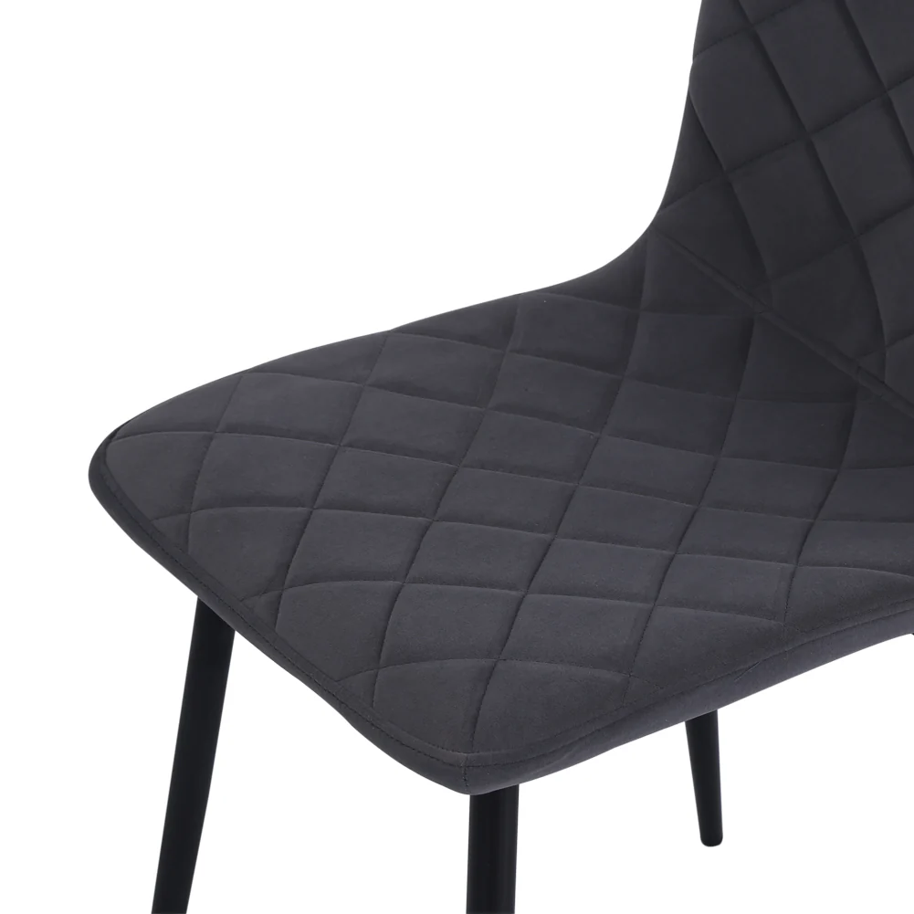Livingandhome Set of 4 Modern Urban Style Armless Dining Chairs - Image 6