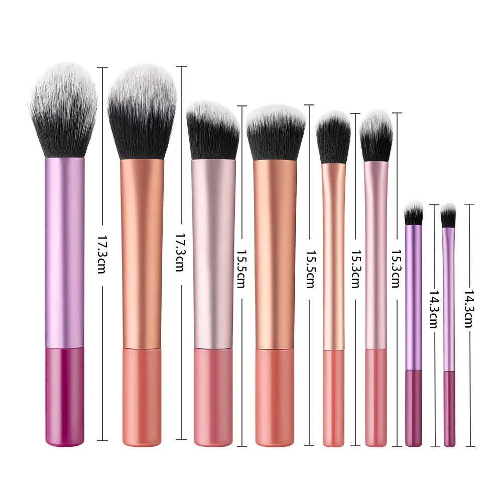 Livingandhome Set of 8 Professional Makeup Brush Tools - Image 3