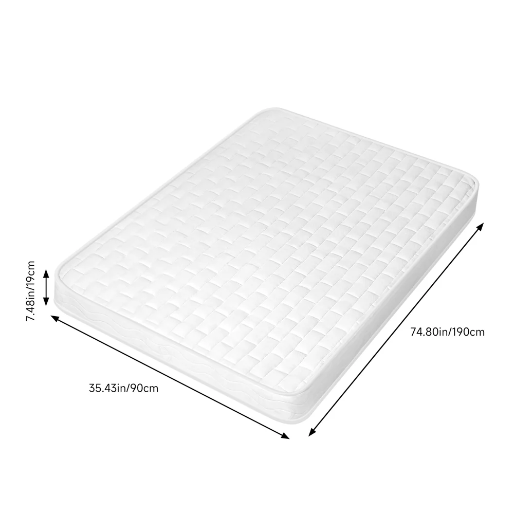 Livingandhome Single Mattress With Springs & Fireproof Fabric - Image 6