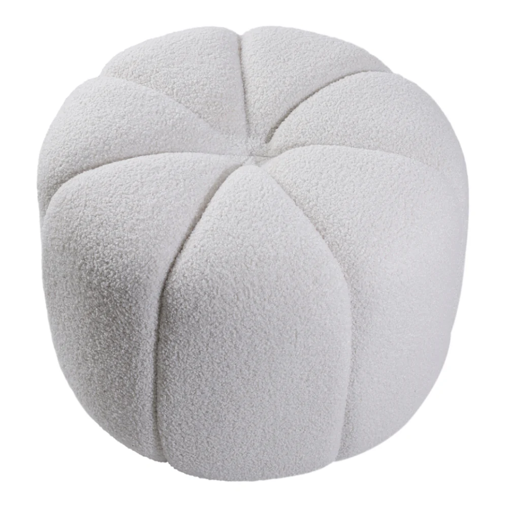 Livingandhome Soft Teddy Bear Round Footstool - Image 4