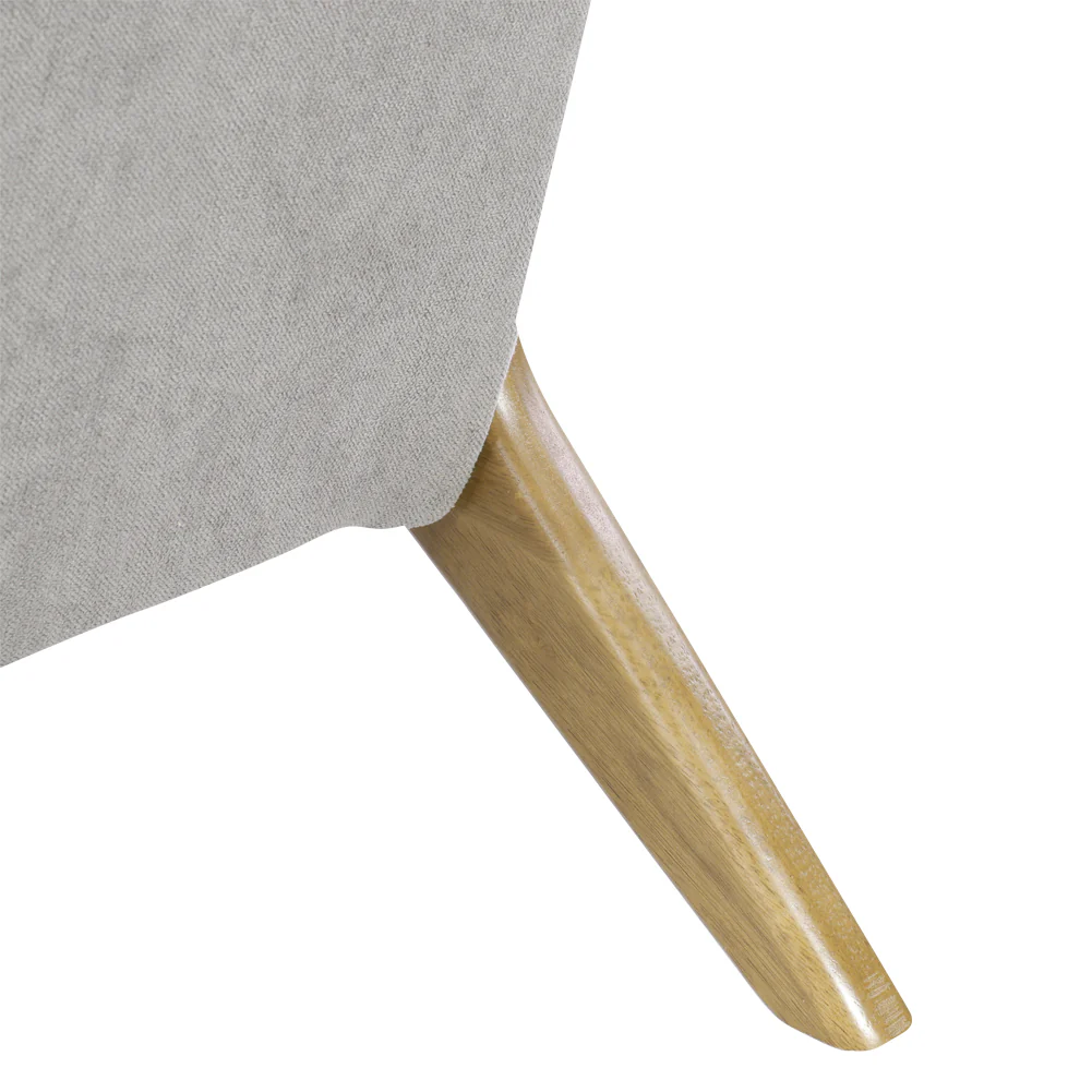 Livingandhome Solid Wooden Frame Upholstered Tufted Armchair - Image 5