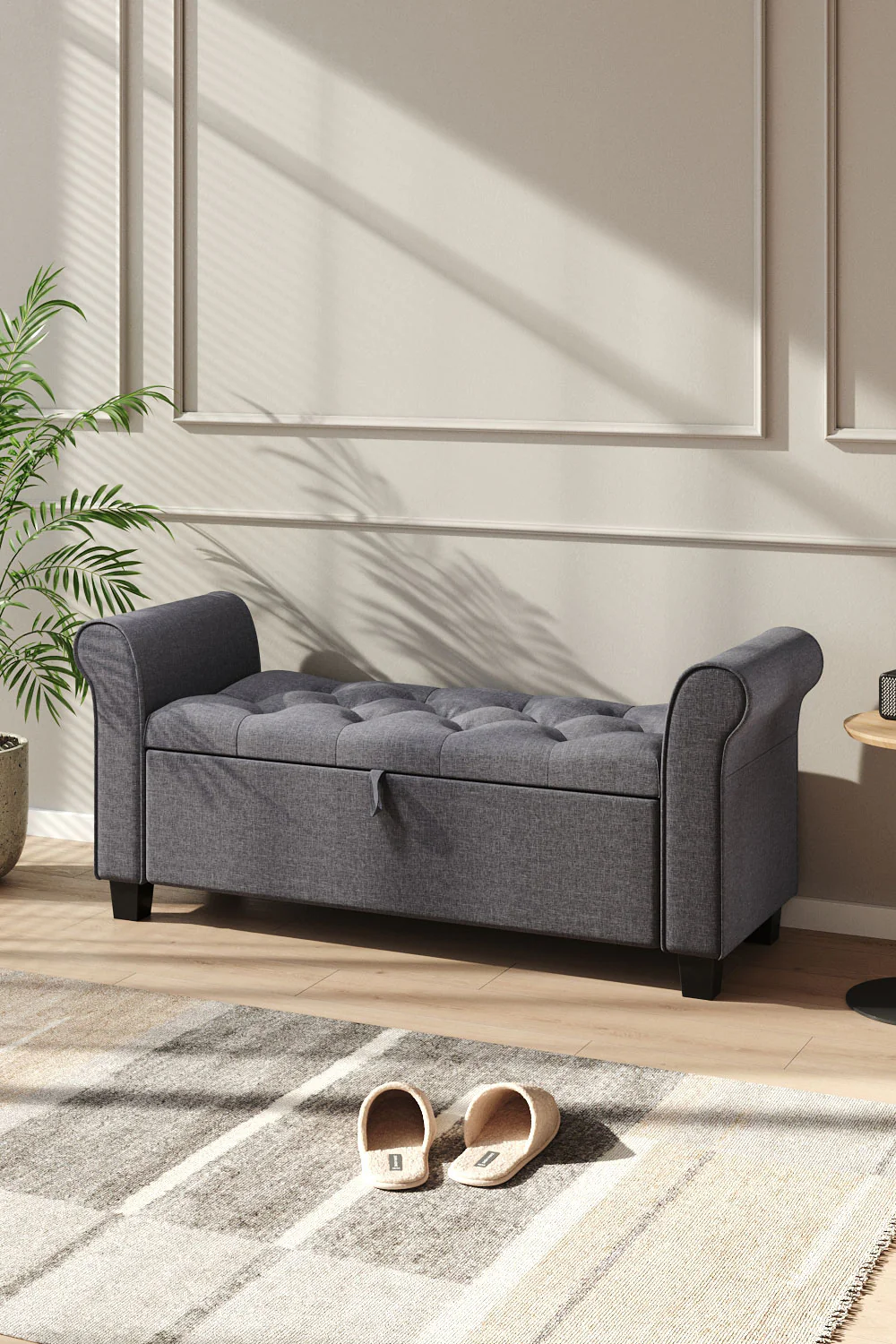 Livingandhome Storage Bench
