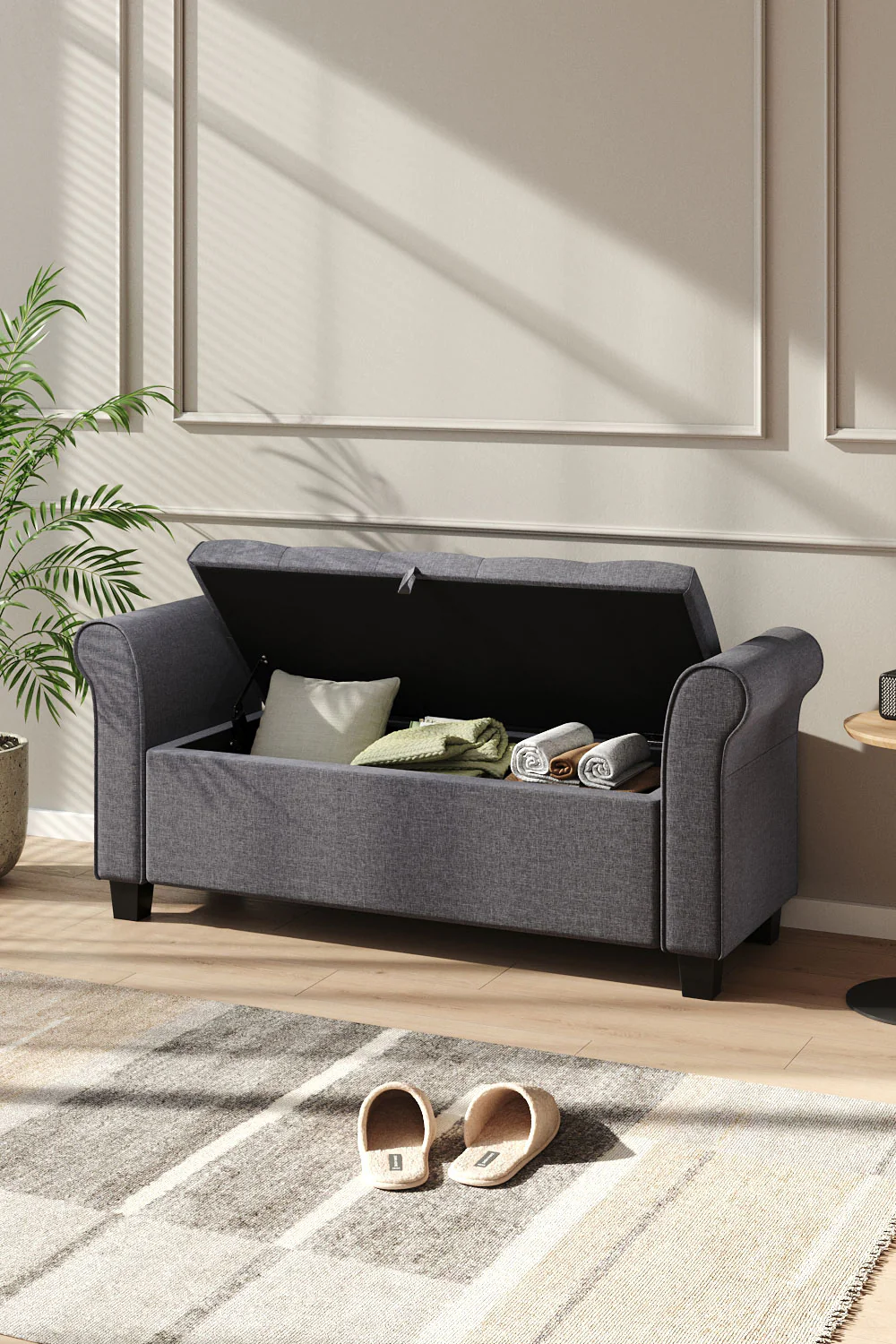 Livingandhome Storage Bench - Image 2