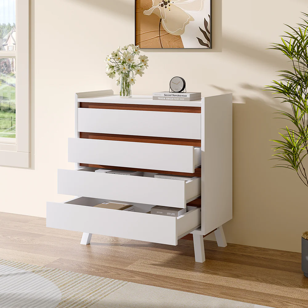 Livingandhome Storage Cabinet With Drawers