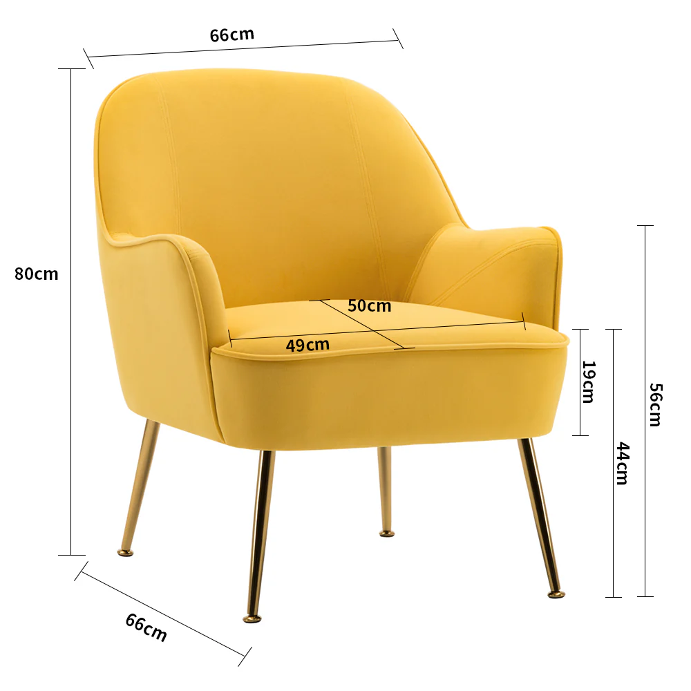Livingandhome Stylish Padded Armchair - Image 2