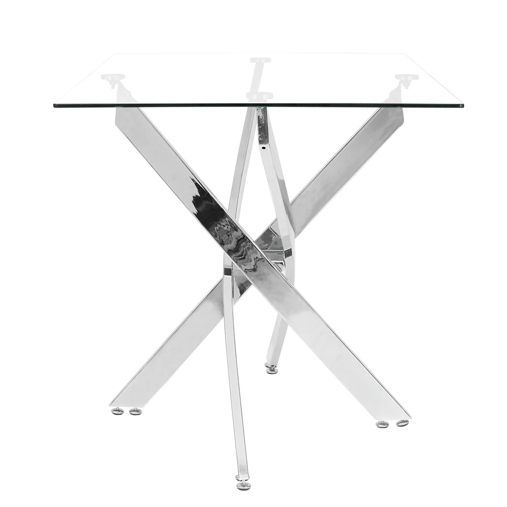Livingandhome Stylish Tempered Glass Coffee Table - Image 2