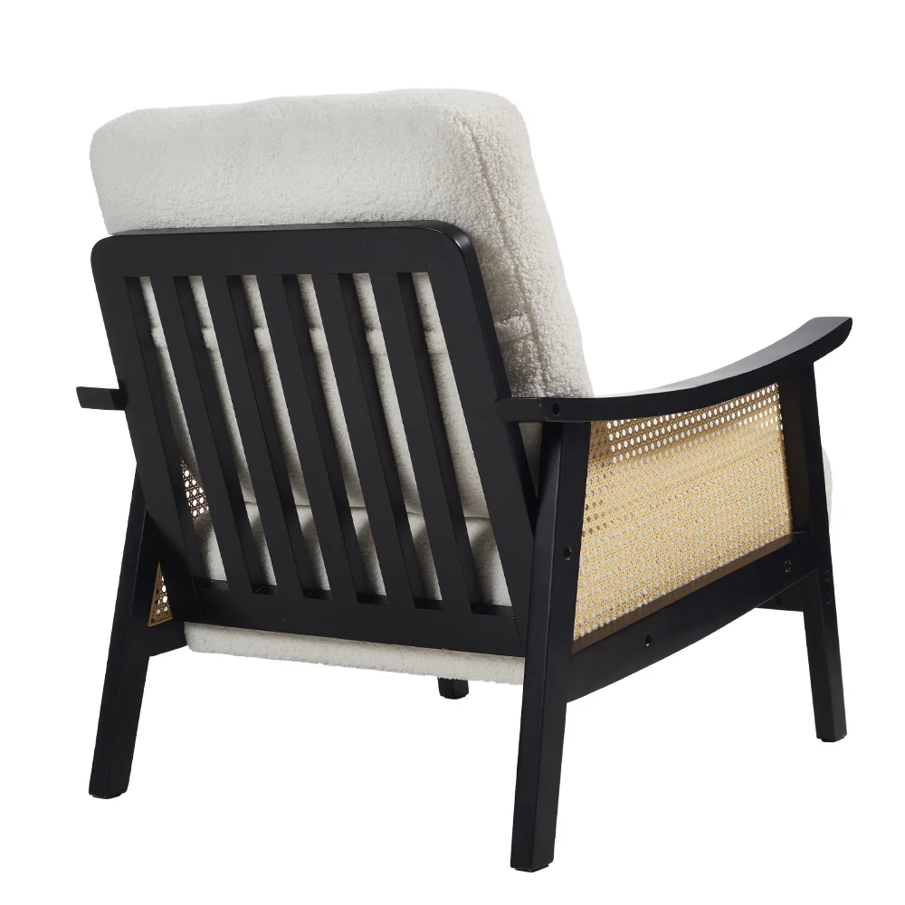 Livingandhome Teddy Fleece Accent Armchair - Image 6