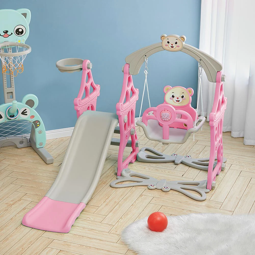 Livingandhome Toddler Swing and Slide Playset for Indoor and Outdoor - Image 2