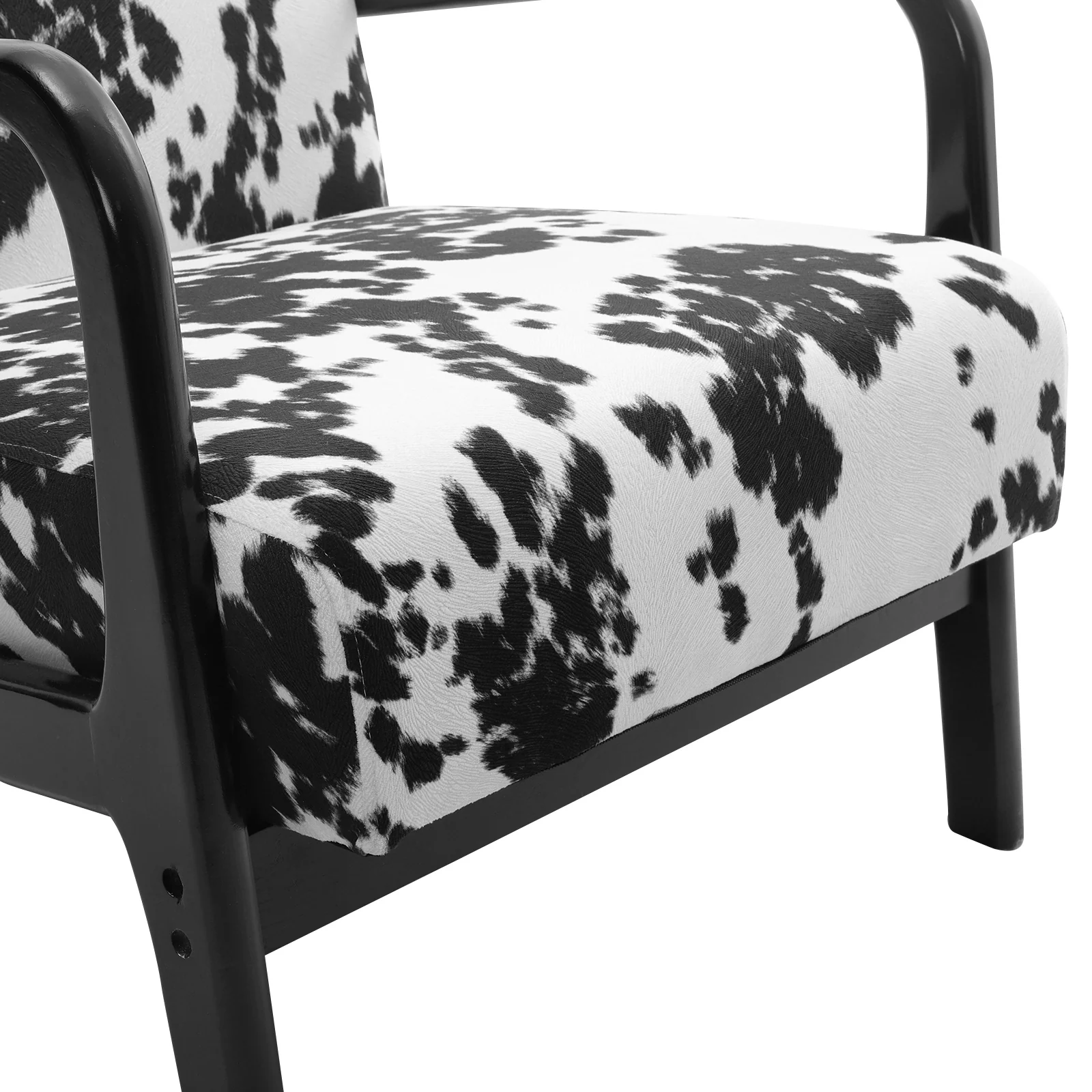 Livingandhome Velvet Upholstered Armchair - Image 5
