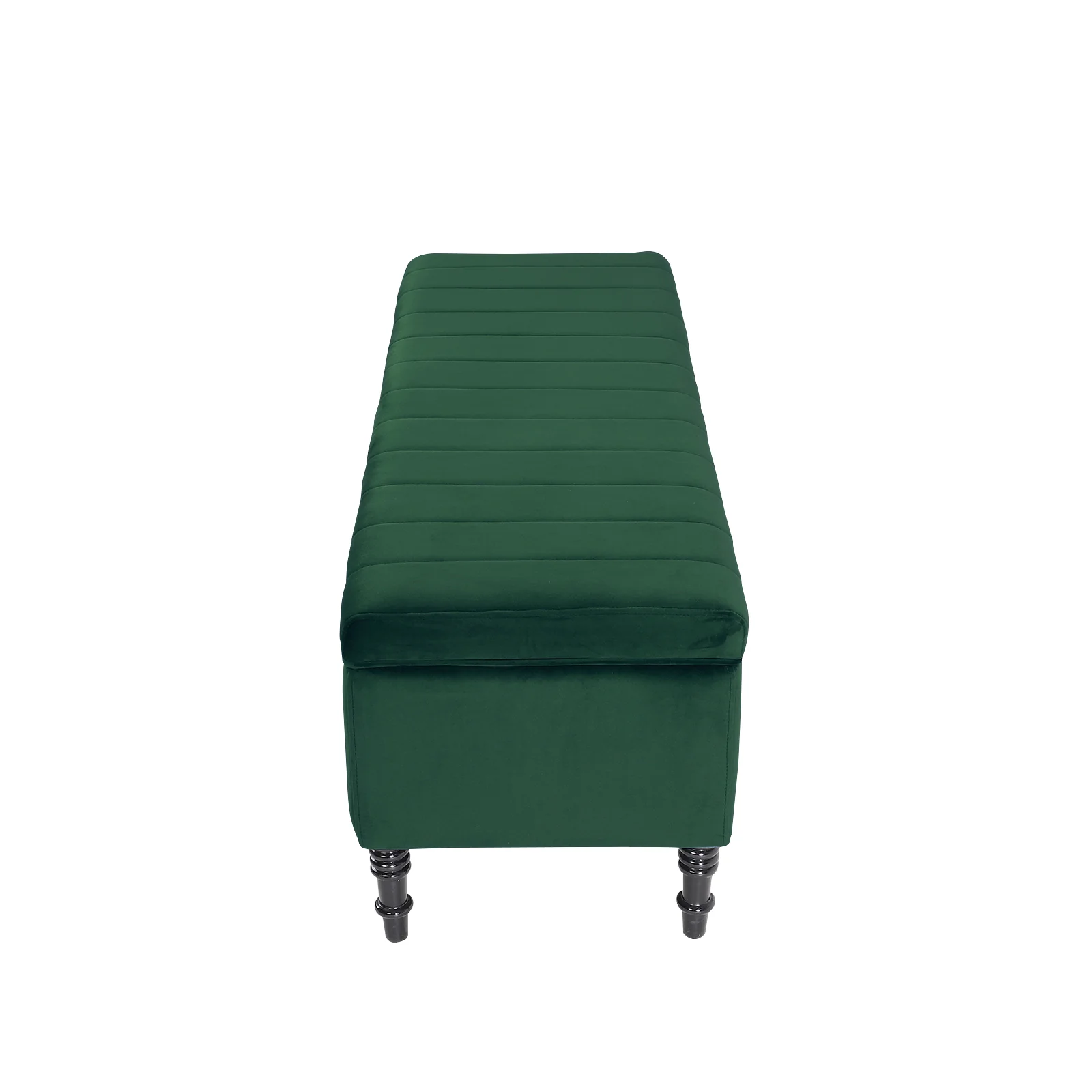 Livingandhome Velvet Upholstered Storage Bench - Image 4