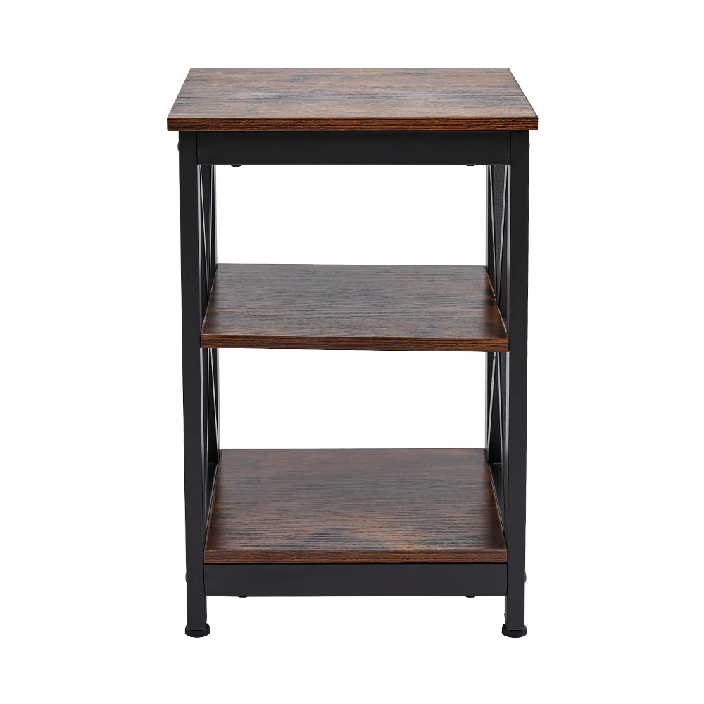 Livingandhome Vintage Wooden Side Table - Image 3