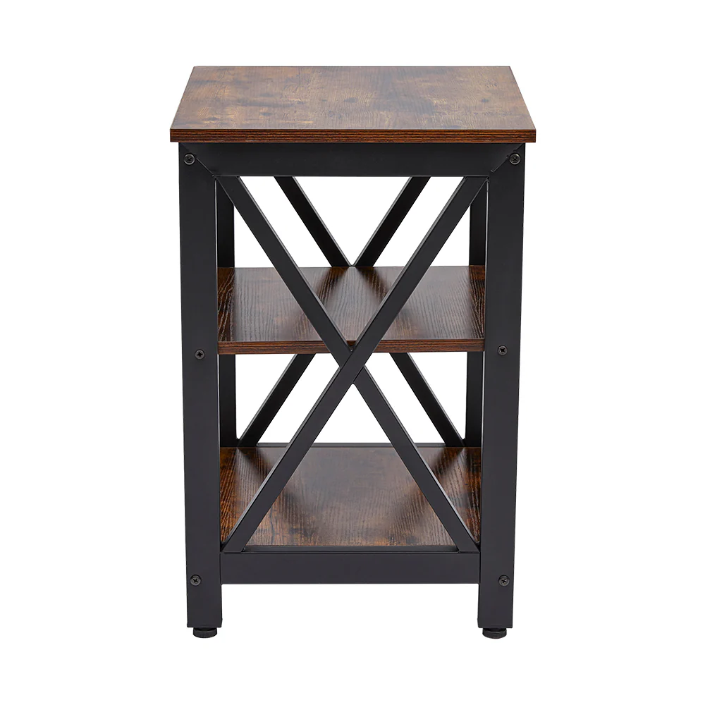 Livingandhome Vintage Wooden Side Table - Image 5