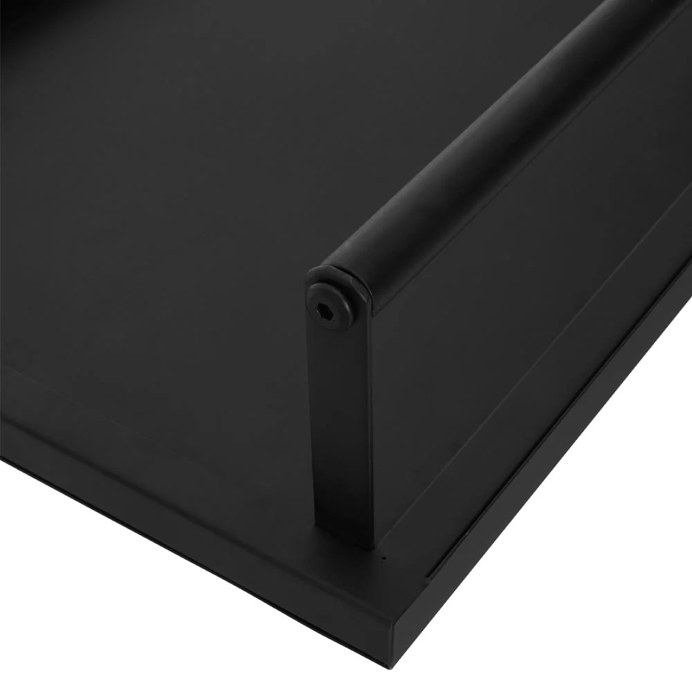 Livingandhome Wall Mounted Clothes Rack with Top Shelf - Image 3