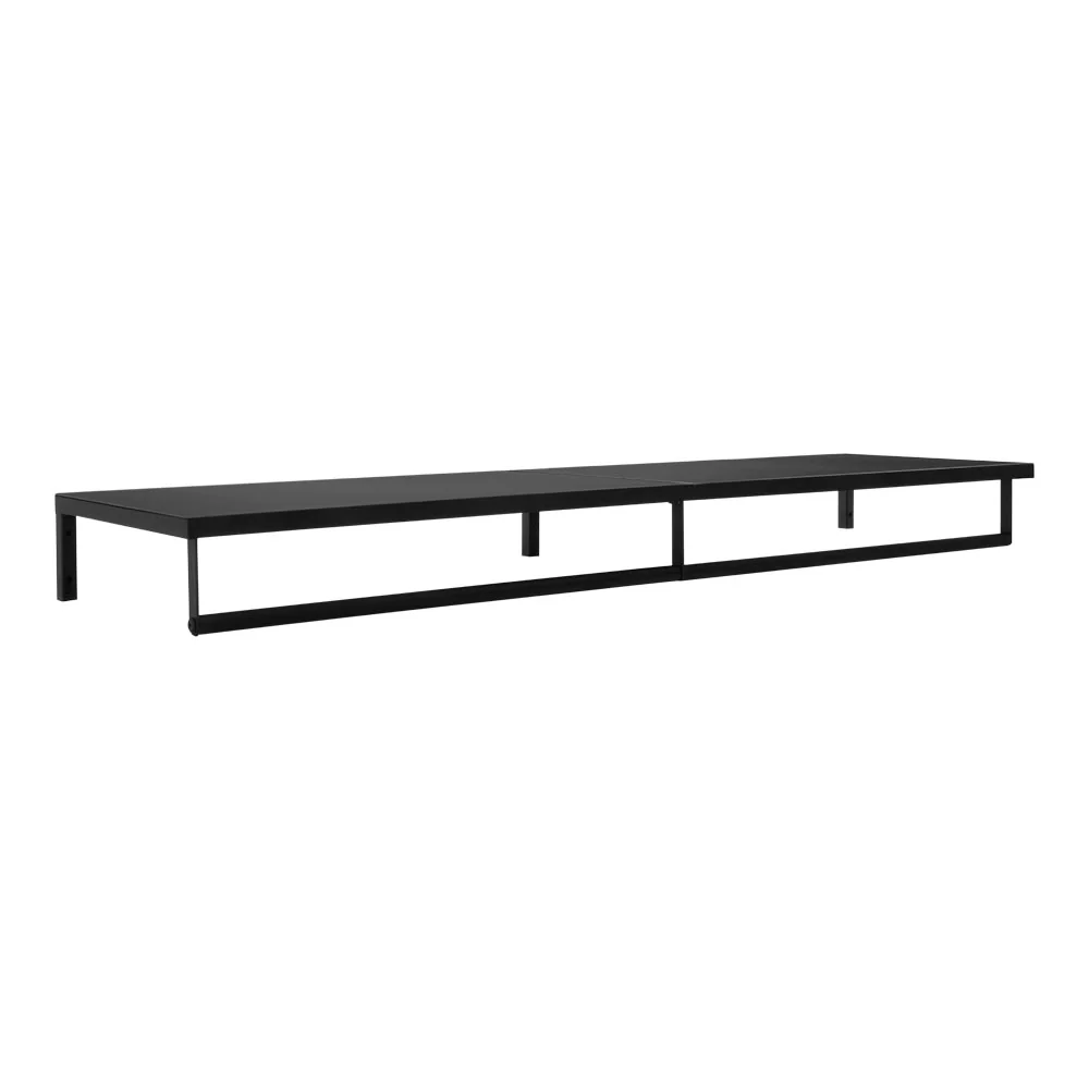 Livingandhome Wall Mounted Clothes Rack with Top Shelf - Image 6