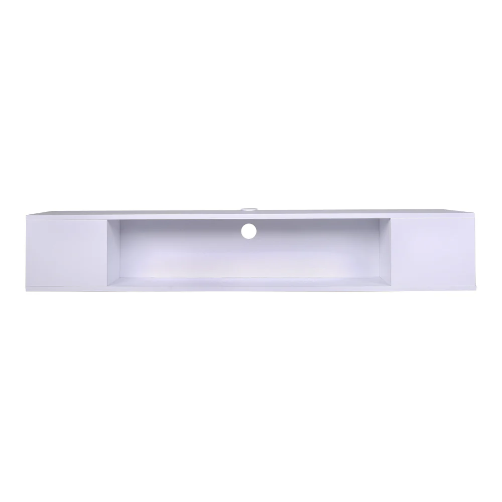 Livingandhome White Floating TV Stand - Image 3