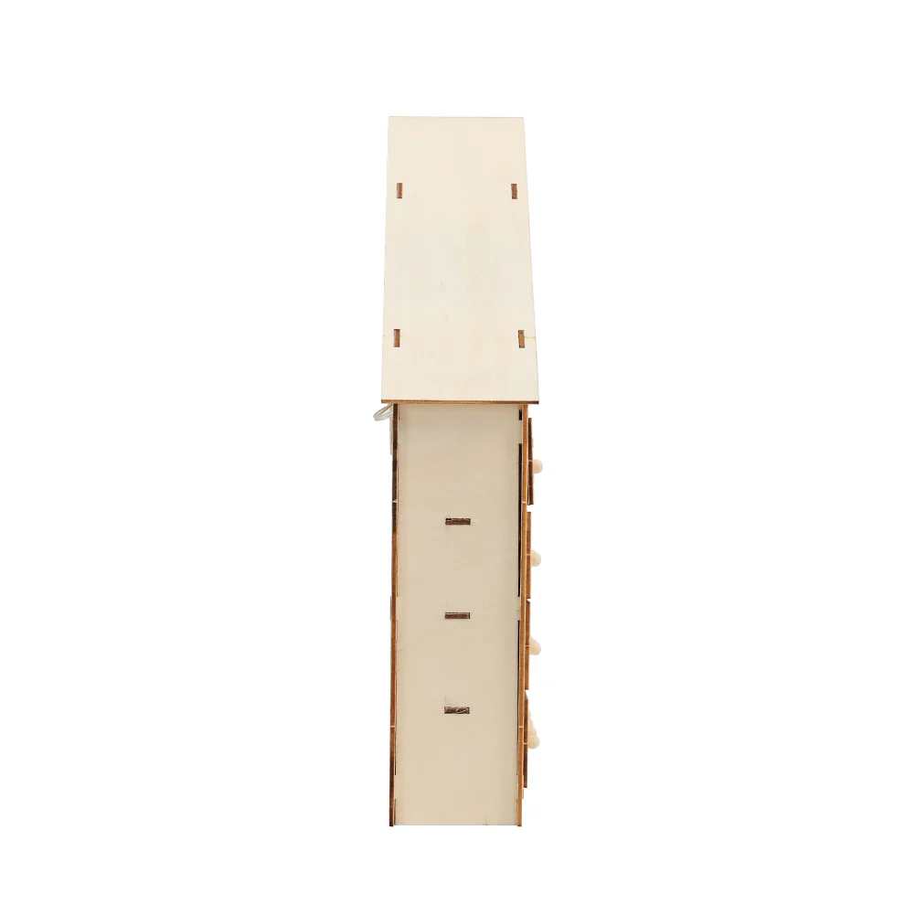 Livingandhome Wooden Christmas Advent Calendar with LED Light - Image 5