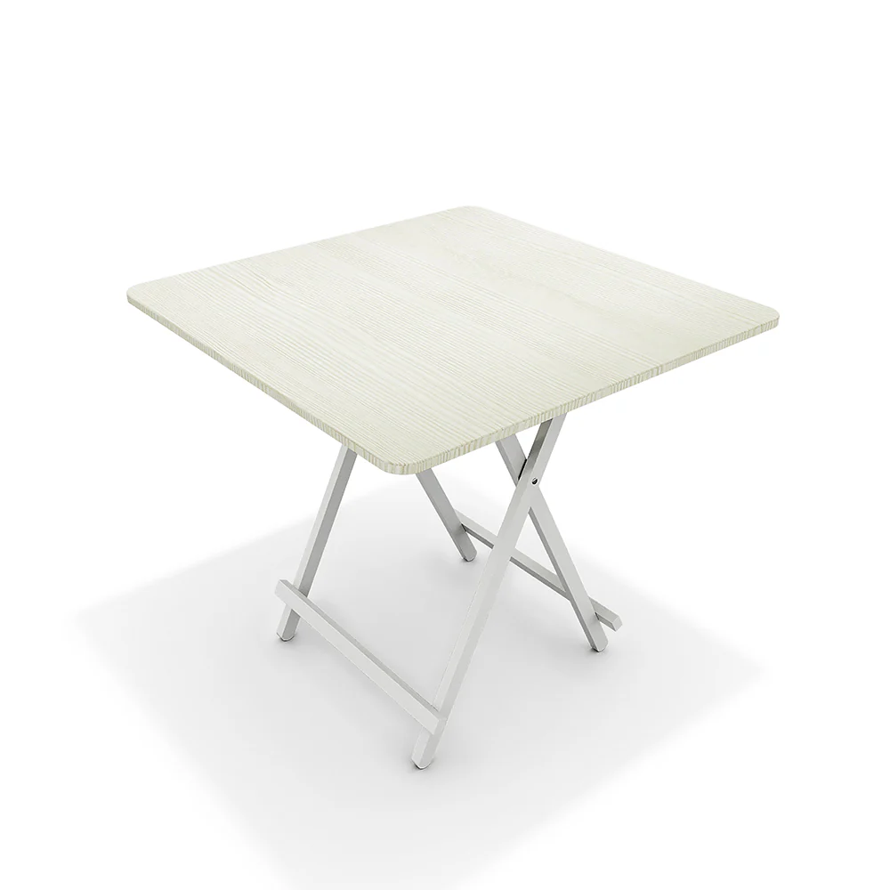 Livingandhome Wooden Foldable Table For Dining - Image 3