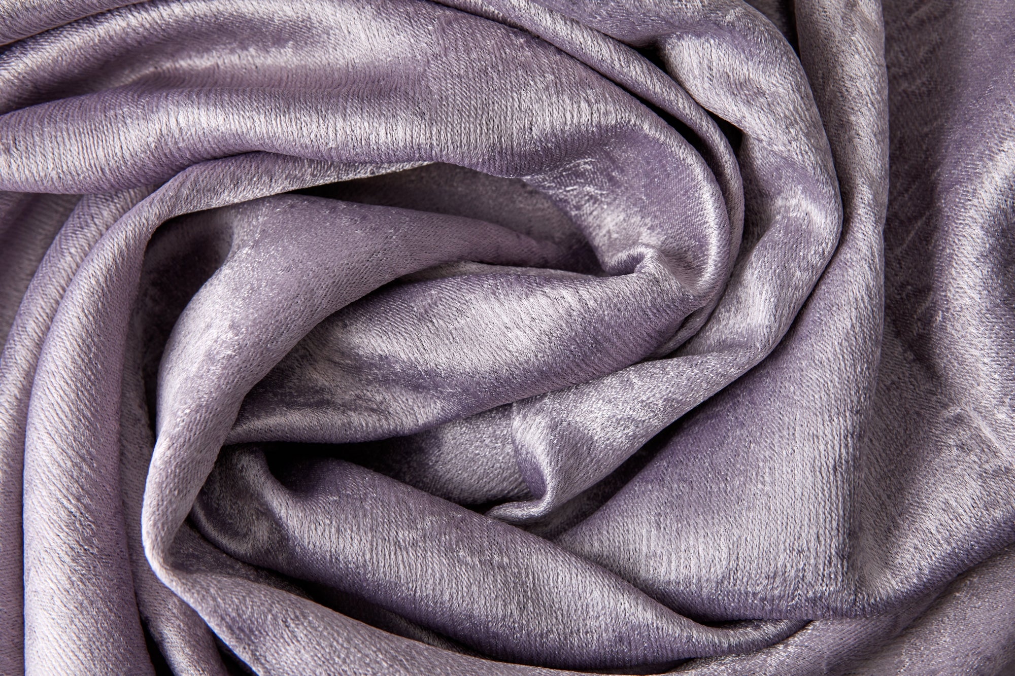 Logan - Textured Woven Blackout Eyelet Curtains in Aubergine - Image 3