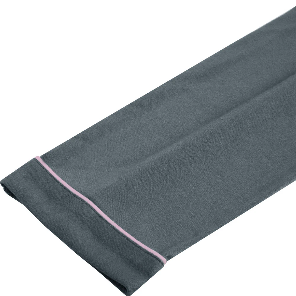 Long Sleeve Camp Collar Loungewear Set - Image 6