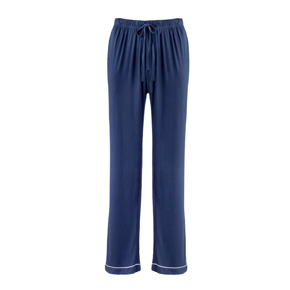 Long Sleeve Camp Collar Loungewear Set - Image 4