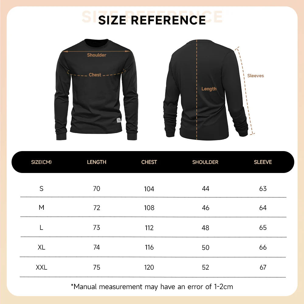 Long-Sleeved Crew Neck T-Shirt - Image 8