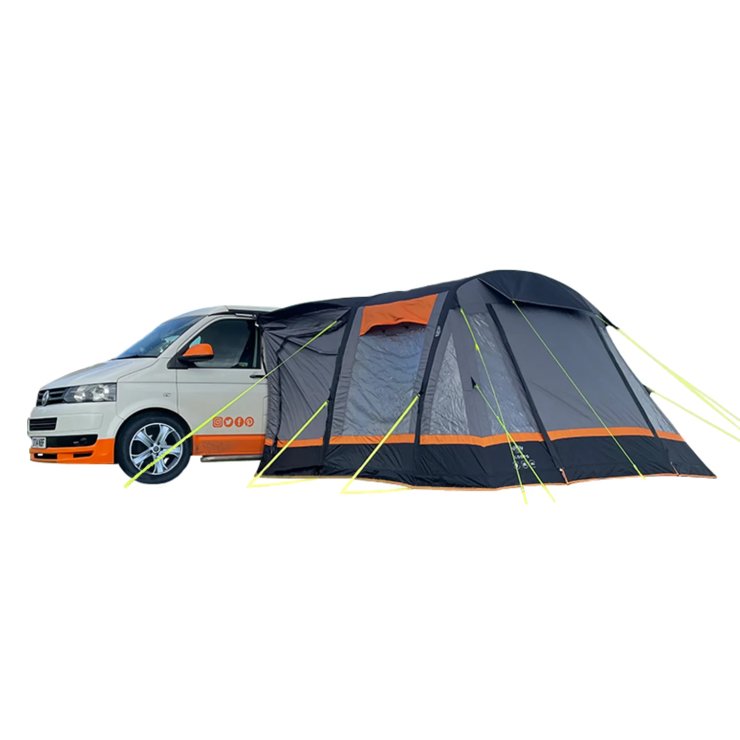 Loopo Breeze® V2 Inflatable Campervan Awning Charcoal