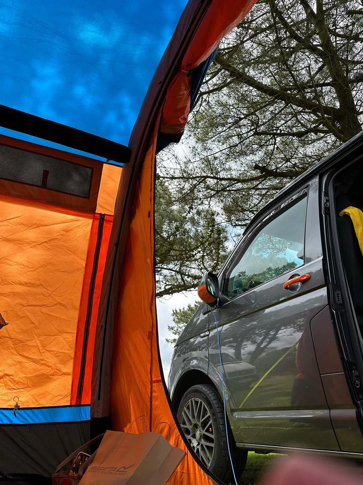 Loopo Breeze® V2 Inflatable Campervan Awning Orange - Image 2