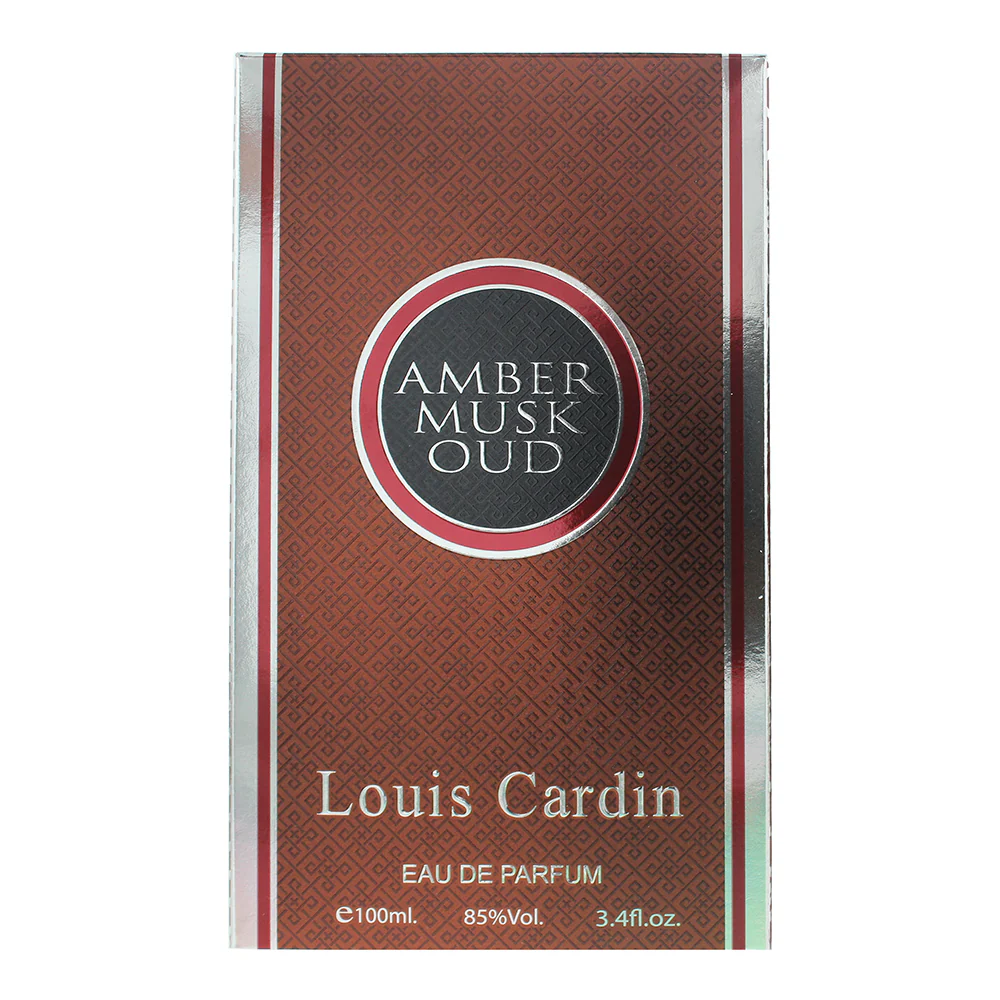 Louis Cardin Amber Musc Oud Eau De Parfum 100ml - Image 3