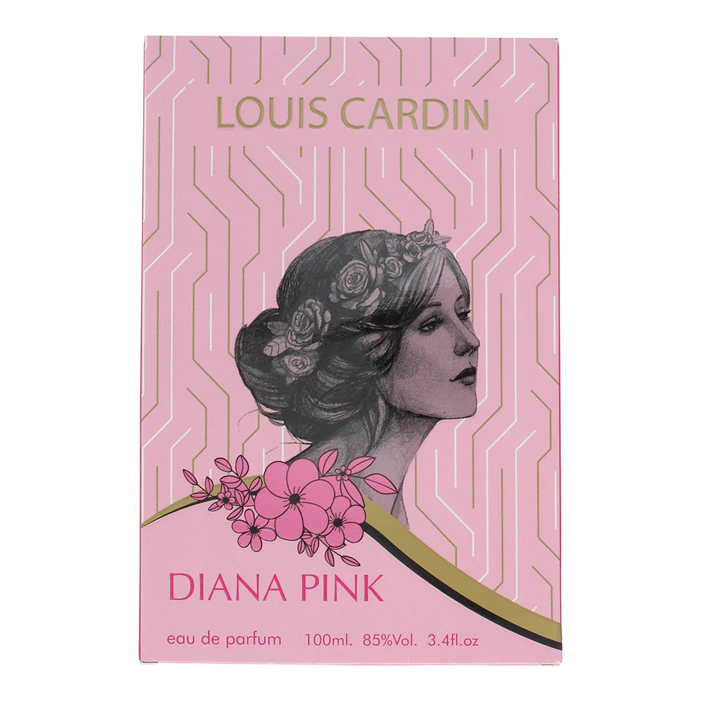 Louis Cardin Diana Pink Eau De Parfum 100ml - Image 3