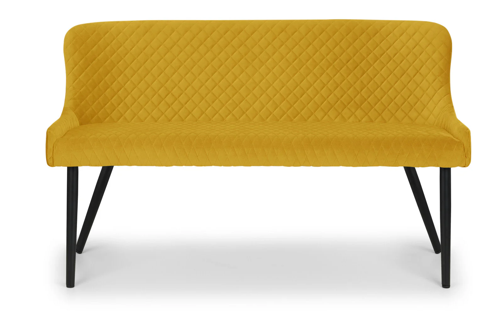 Luxe High Back Bench - Mustard - Image 2
