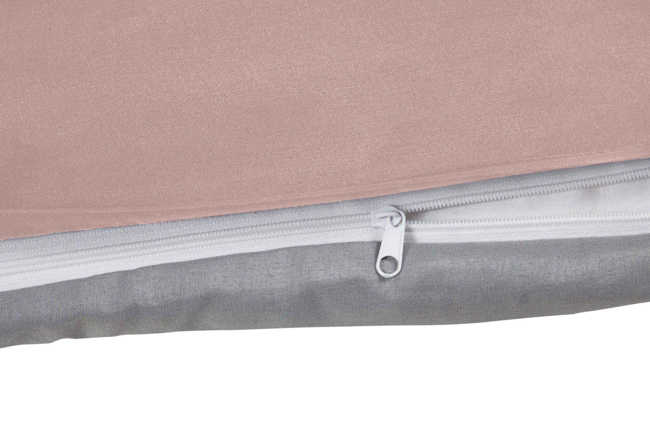 Lyla Reversible Duvet Set in Blush Pink /Grey - Image 6