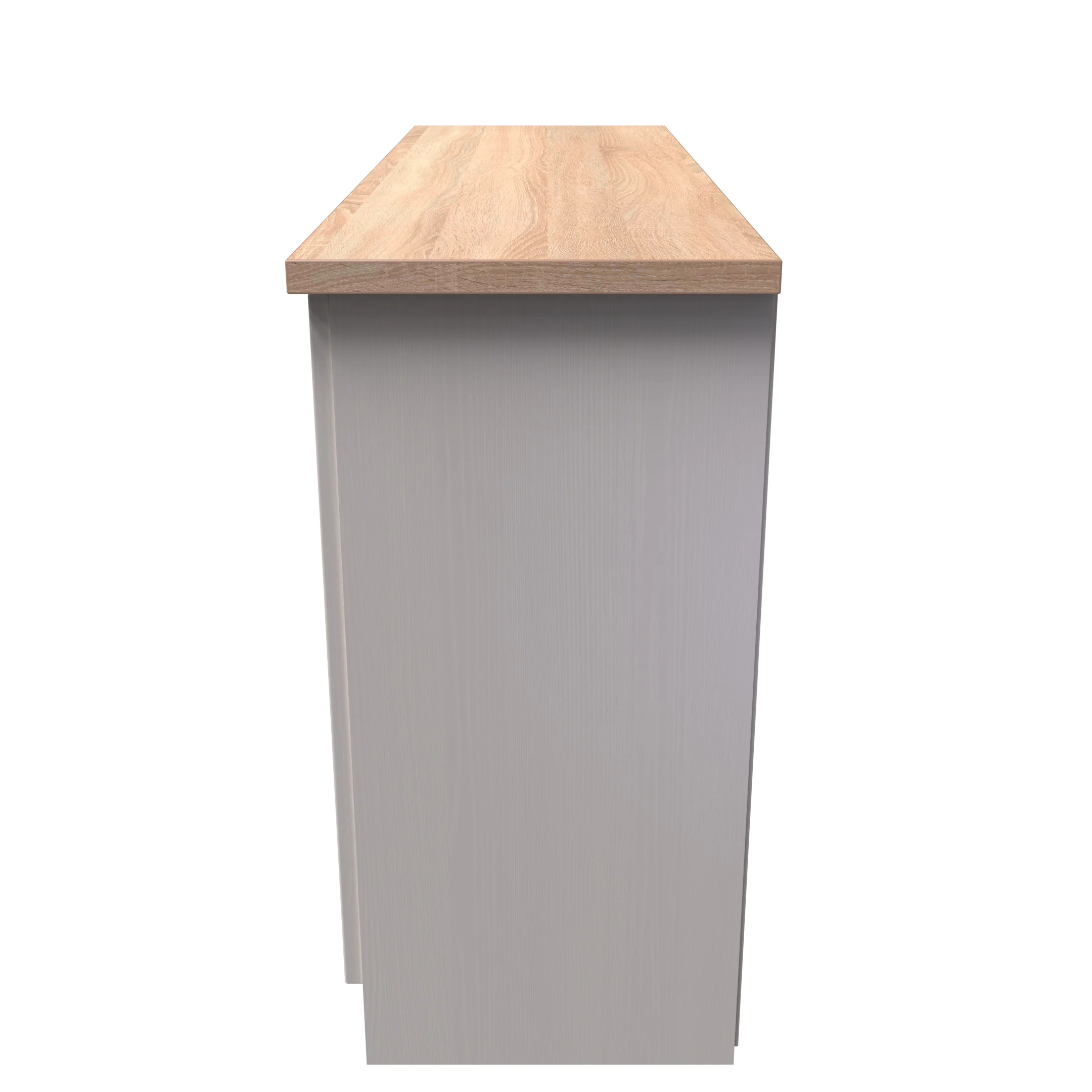 Lynton Ready Assembled 2 Door 3 Drawer Sideboard In Kashmir Ash & Bardolino Oak - Image 2