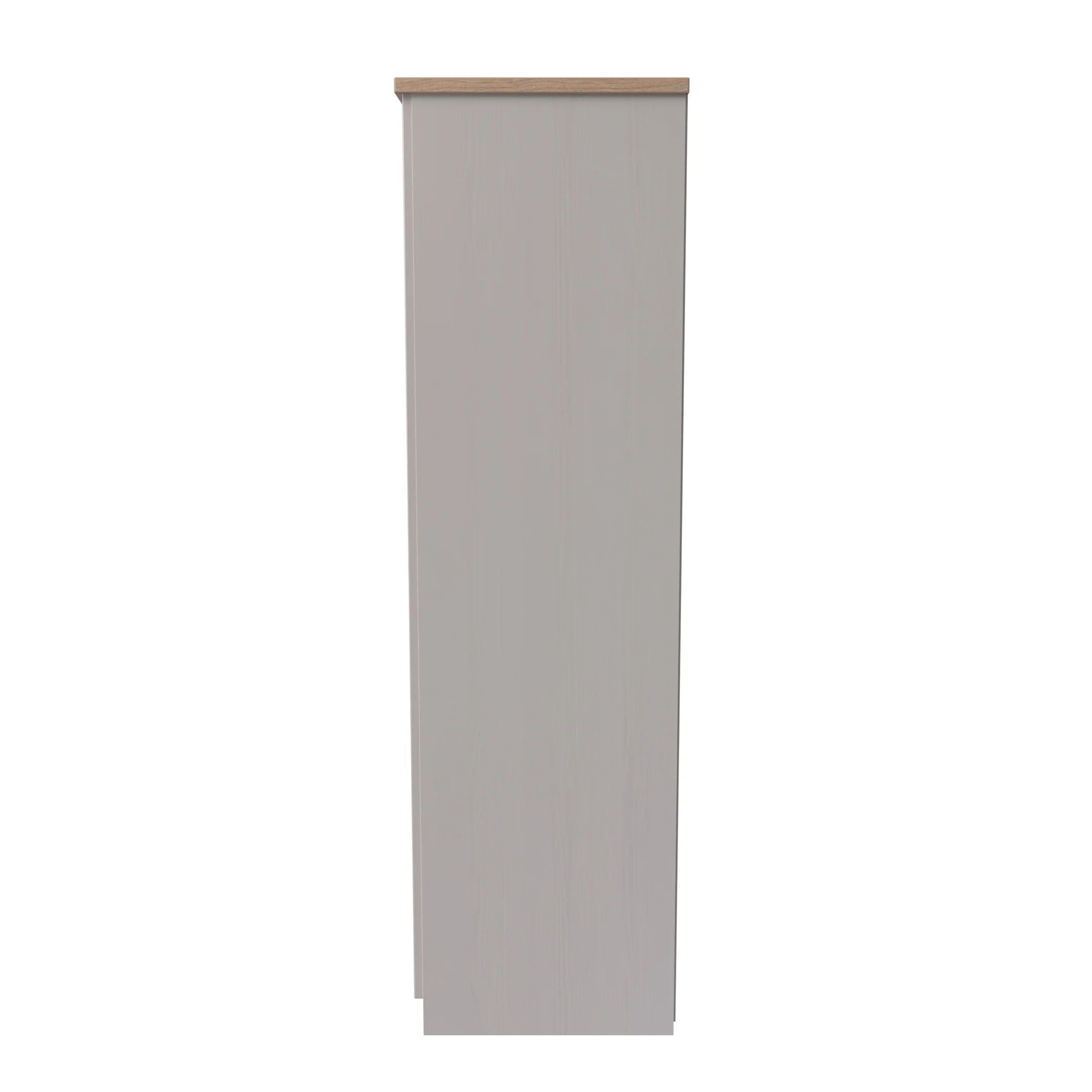 Lynton Ready Assembled 2 Door Wardrobe In Kashmir Ash & Bardolino Oak - Image 2