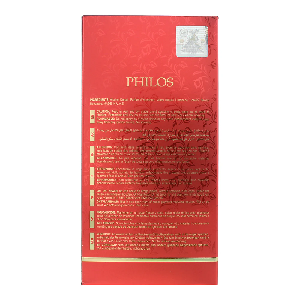 Maison Alhambra Philos Rosso Eau de Parfum 100ml - Image 2