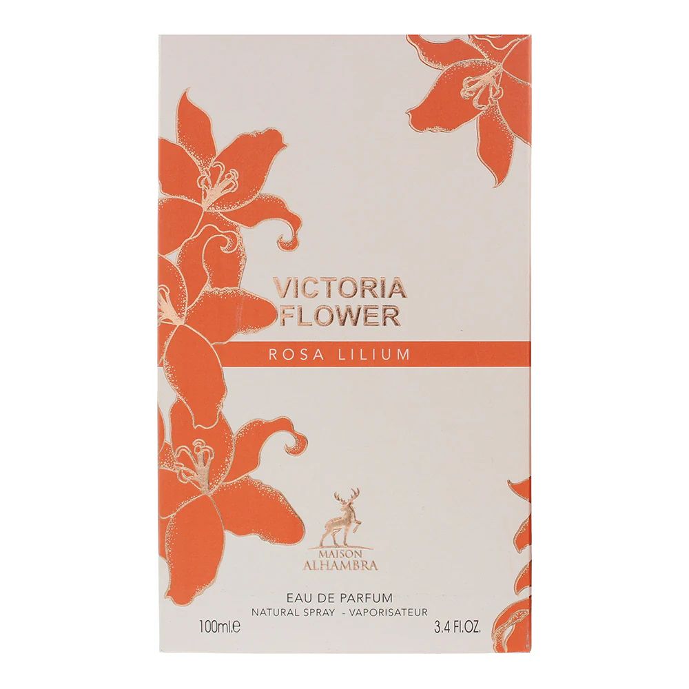 Maison Alhambra Victoria Flower Rosa Lilium Eau De Parfum 100ml - Image 3