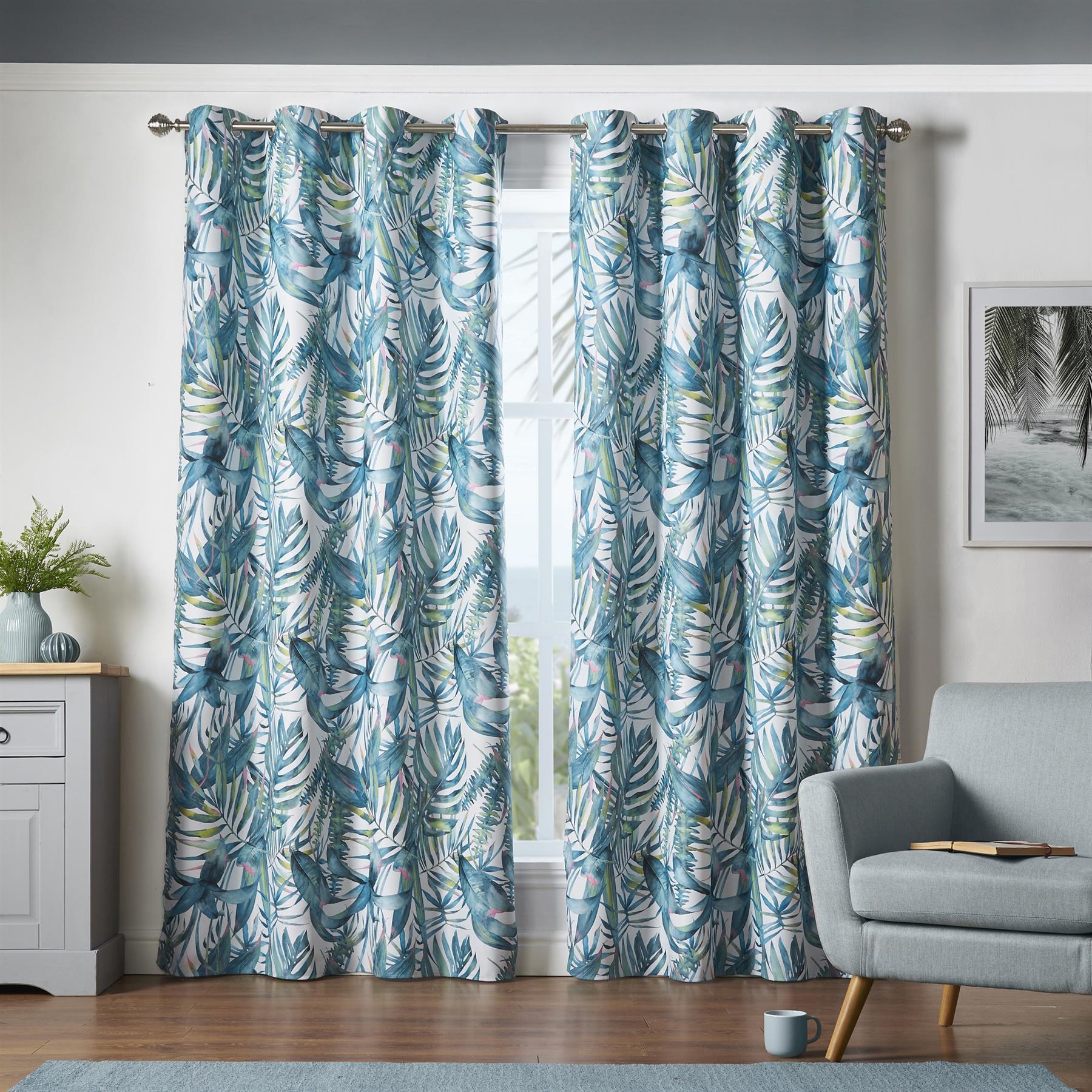 Malay Room Darkening Ring Top Curtains