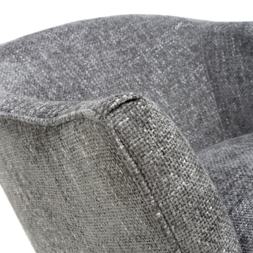 Mallory Flax Effect Grey Armchair - Image 6