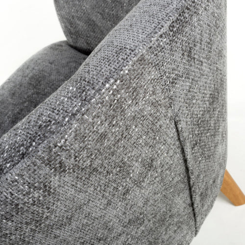 Mallory Flax Effect Grey Armchair - Image 7