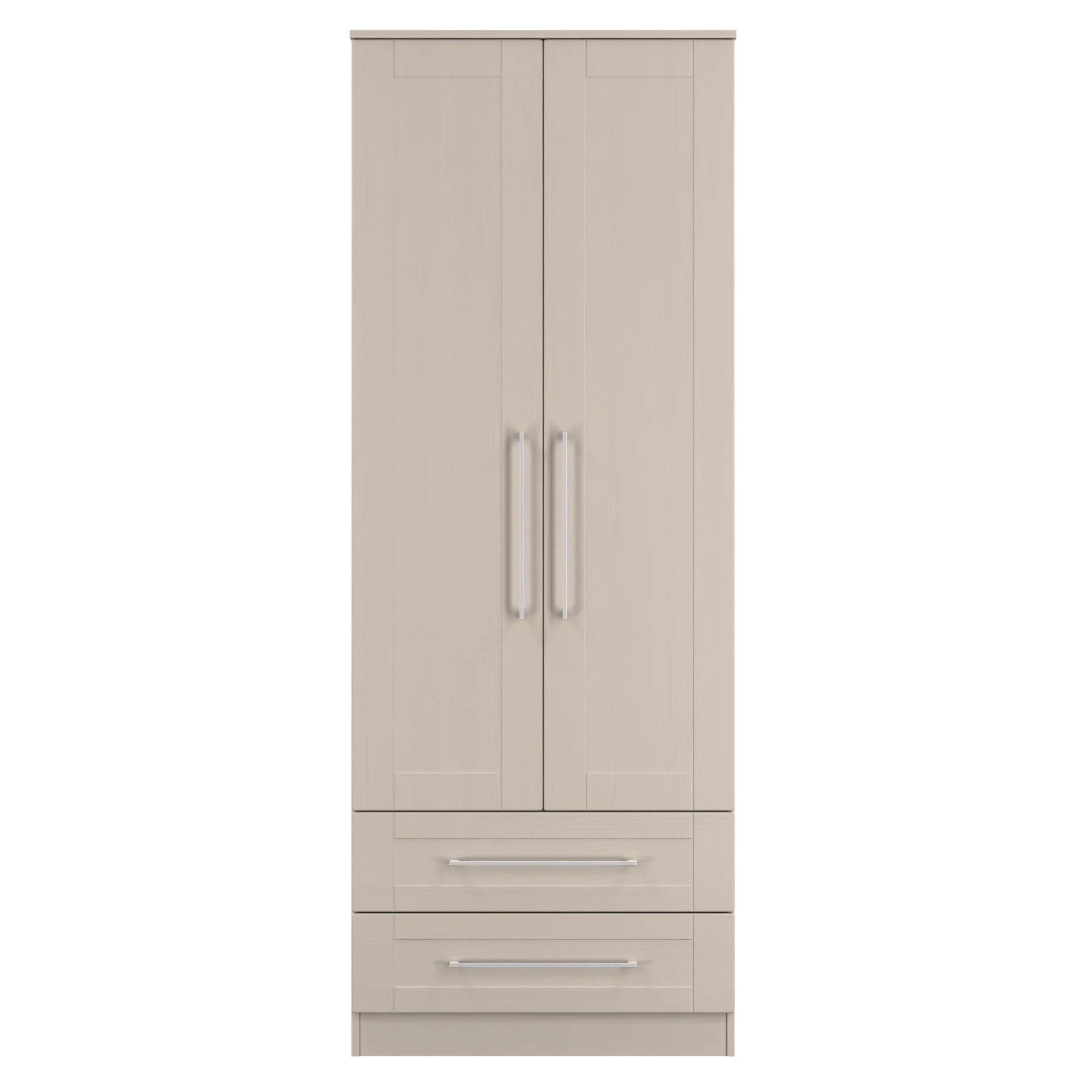 Malton Ready Assembled 2 Door 2 Drawer Wardrobe in Kashmir Ash - Image 2