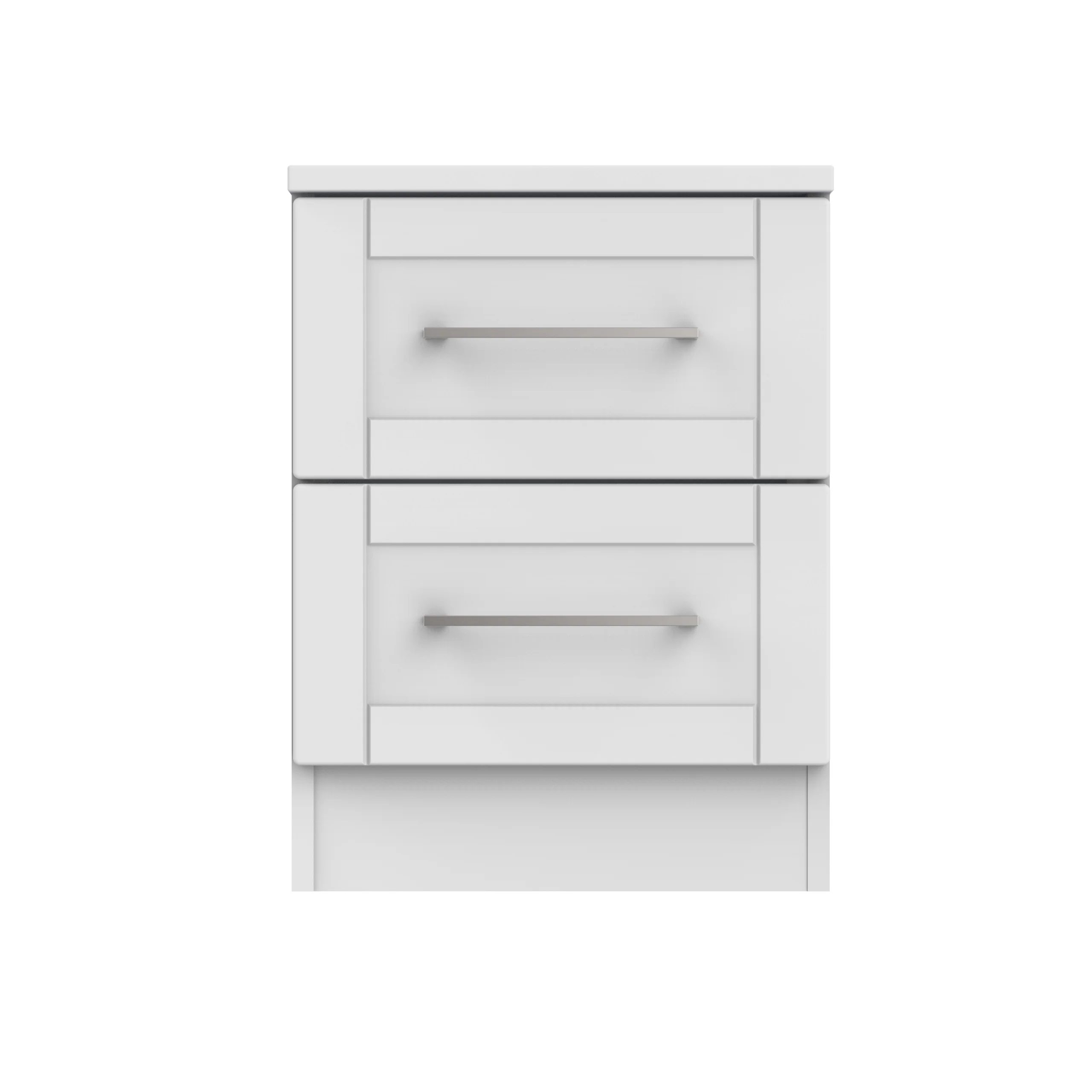 Malton Ready Assembled 2 Drawer Bedside Cabinet in Grey Ash - Image 7