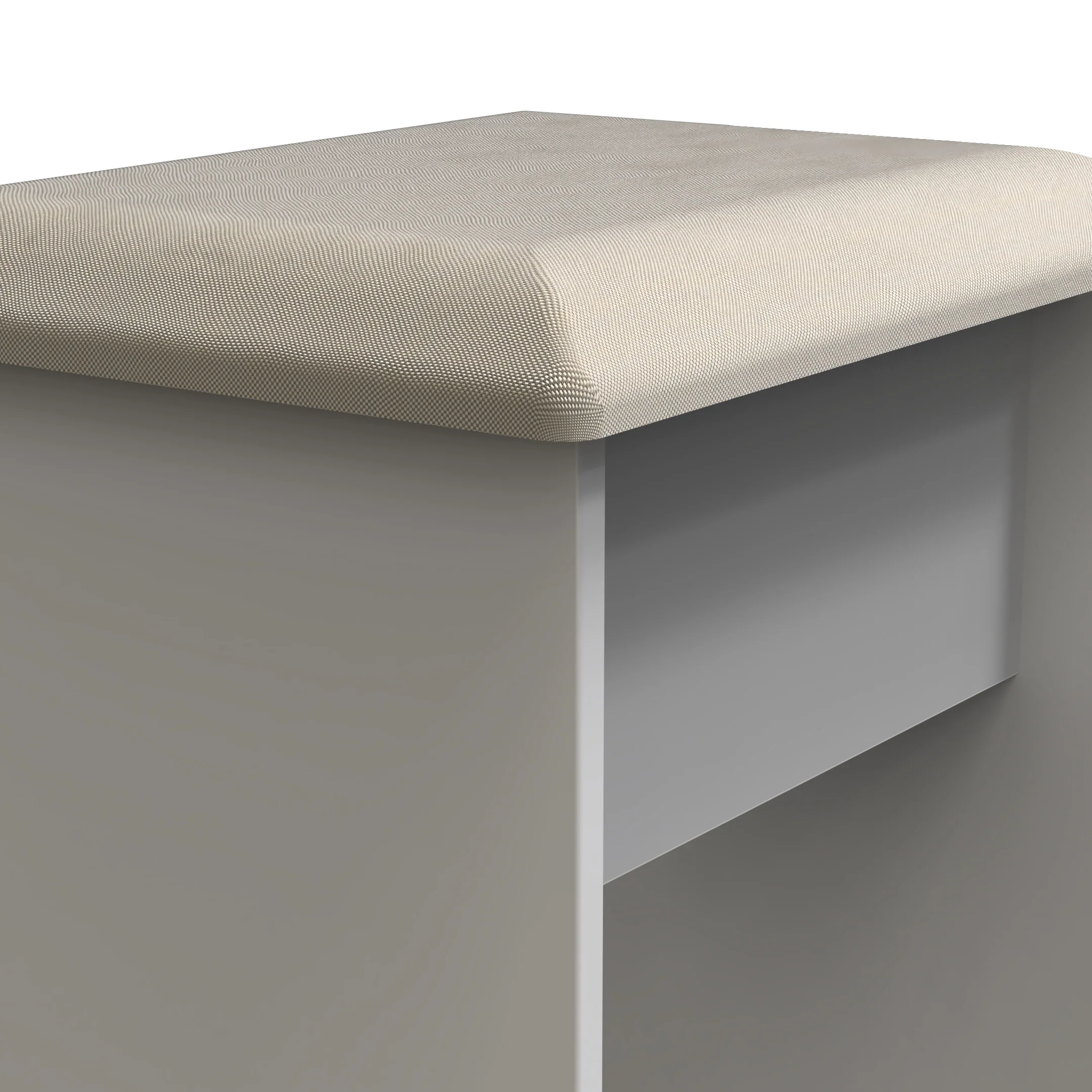 Malton Ready Assembled Stool in Grey Ash - Image 3