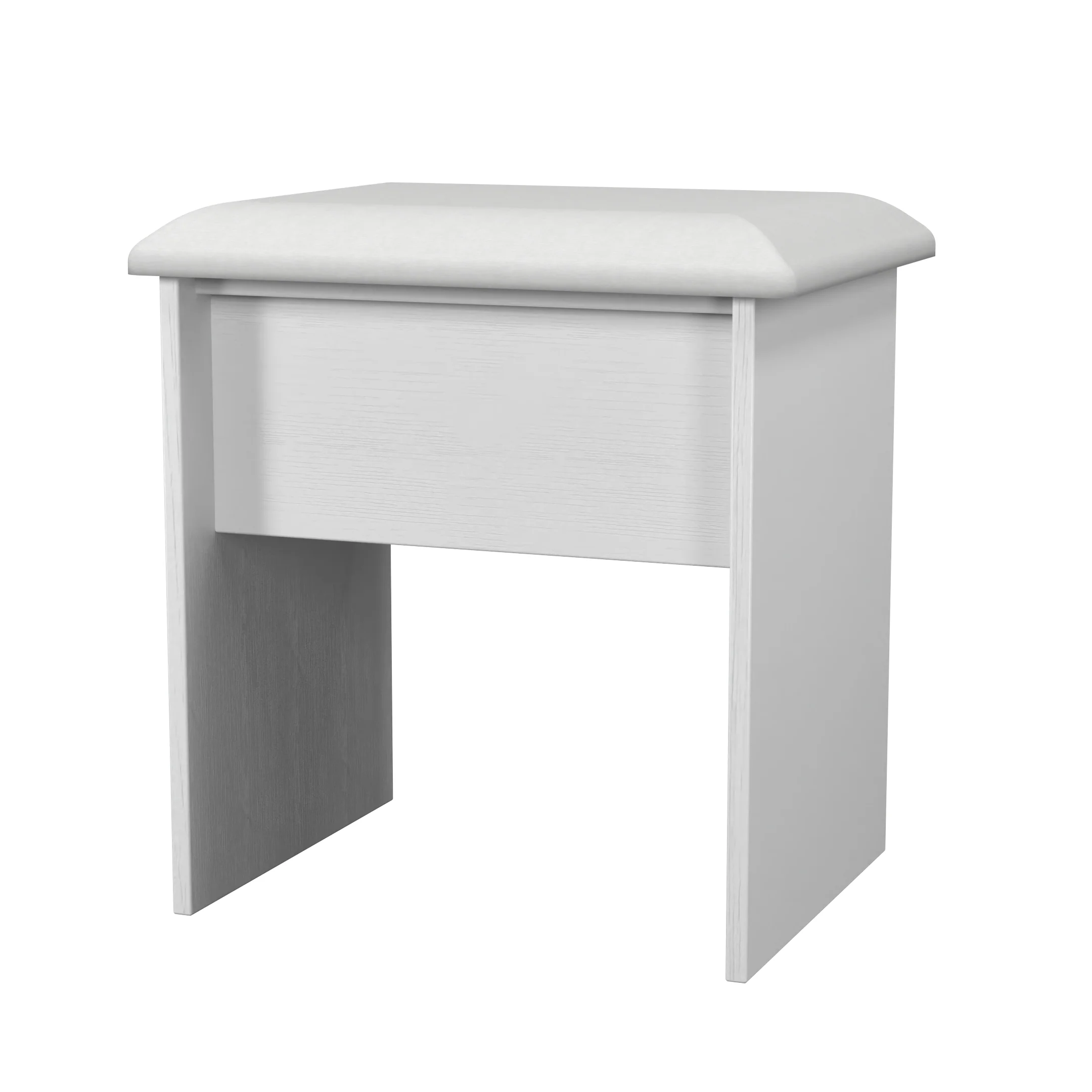 Malton Ready Assembled Stool in White Ash - Image 4
