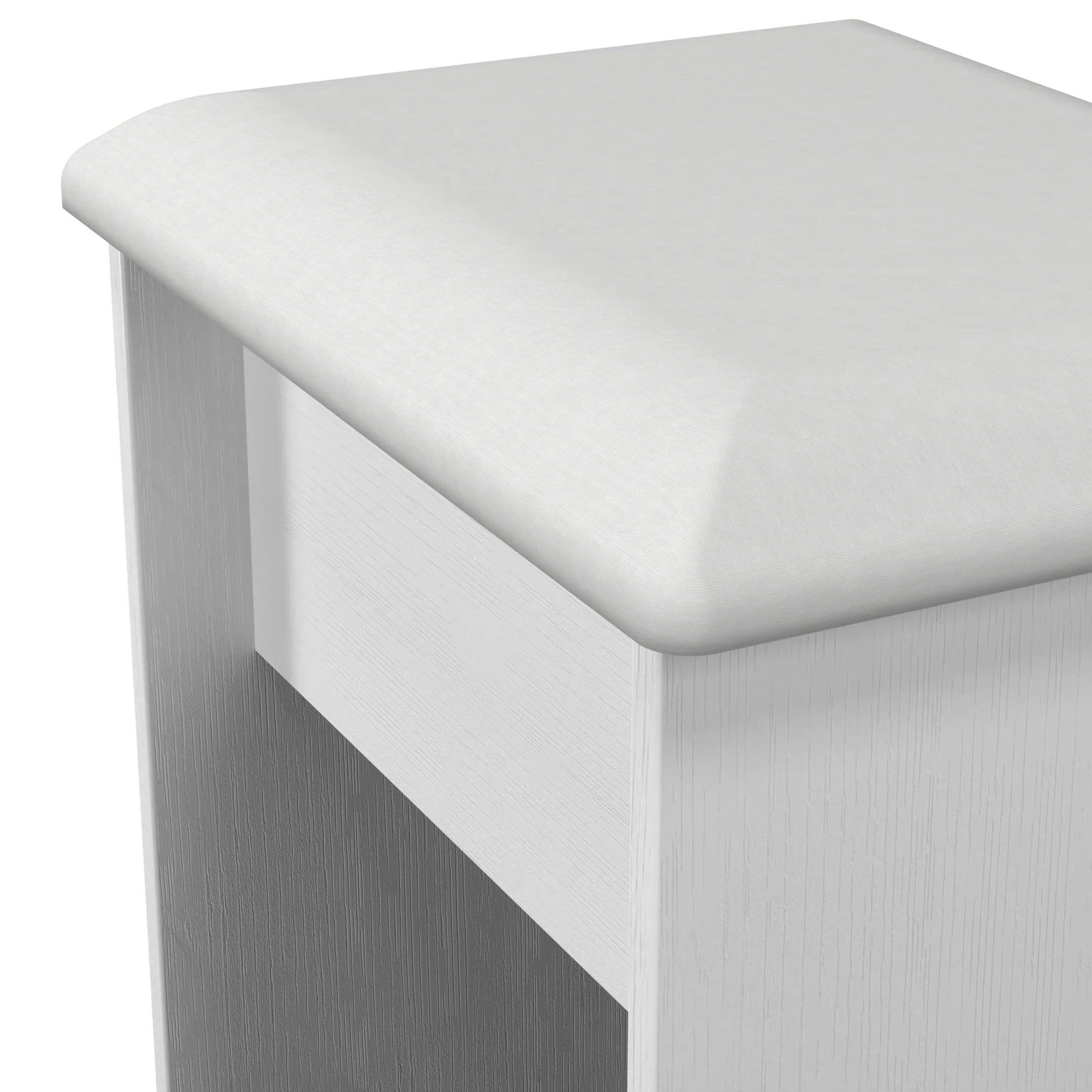 Malton Ready Assembled Stool in White Ash - Image 5